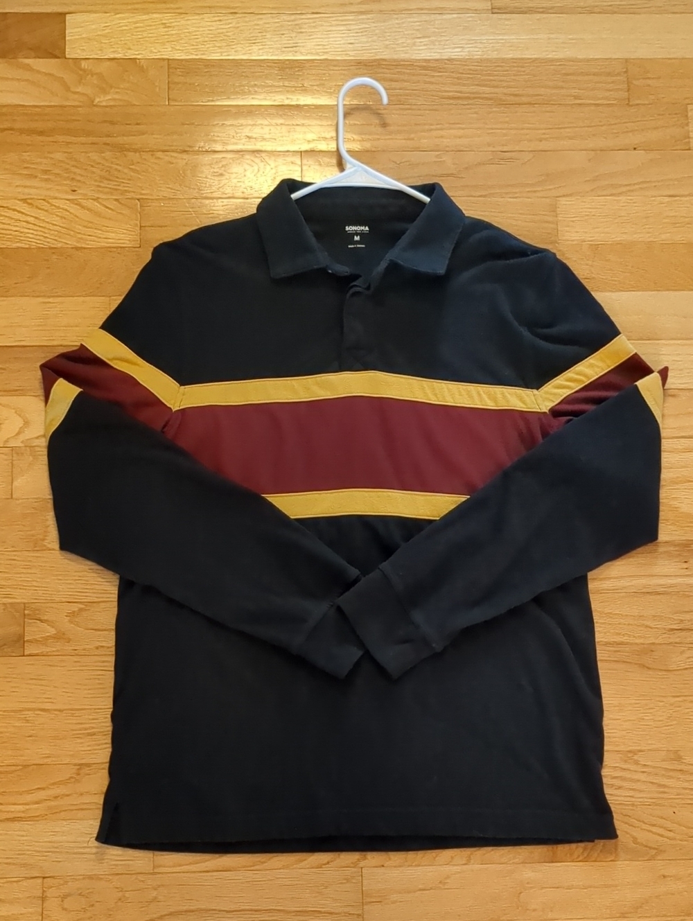 Men's Sonoma Rugby Shirt Black M